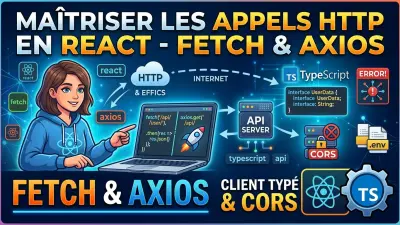 Maîtriser les appels HTTP en React - fetch & Axios