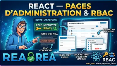 React — Pages d'Administration & RBAC
