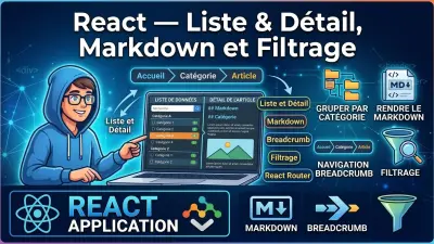 React — Liste & Détail, Markdown et Filtrage