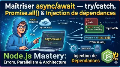 Maîtriser async/await — try/catch, Promise.all() & Injection de dépendances