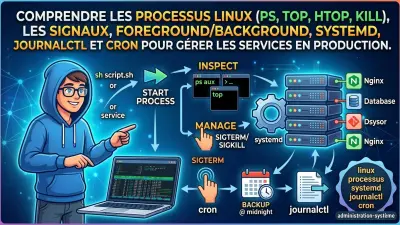 Processus Linux & Services — ps, systemd, journalctl, cron